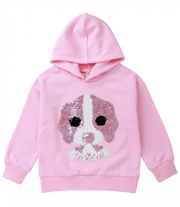 Hoodie dengan pola hewan lucu